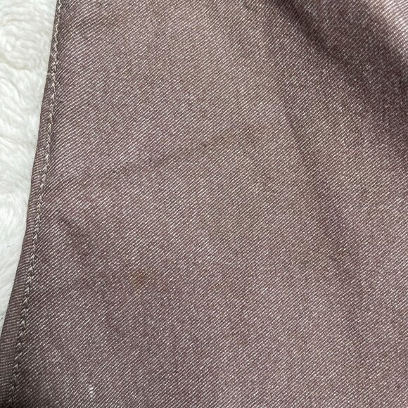 Y2K Vintage Marc Jacobs Women's Brown Skinny High-Rise Pleated Jeans Size 8 - Picture 12 of 14